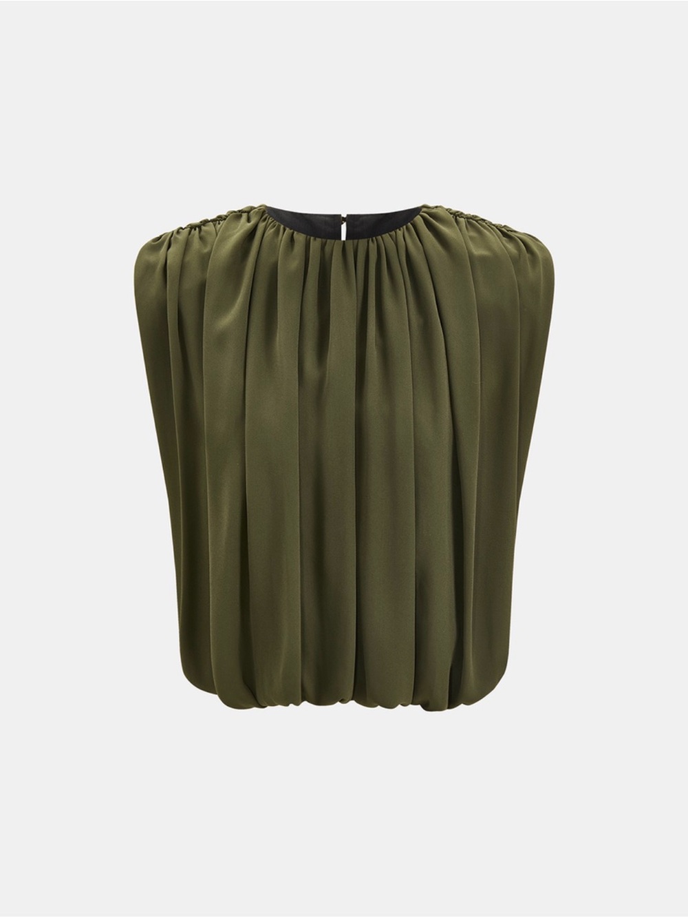 Sleeveless Pleated Top & Skirt - Picture 2 of 7